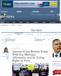 Court Returns With Gay Marriage: ABCNews.com